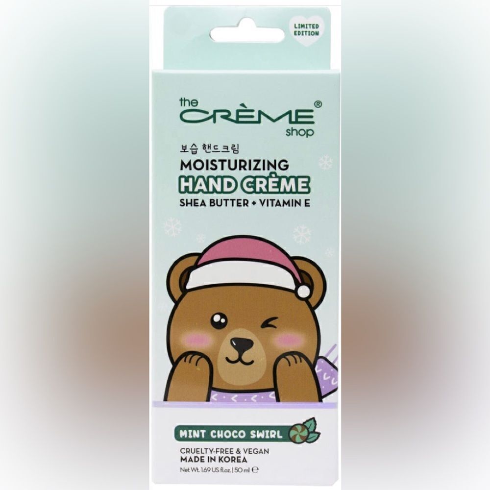 The Creme Shop Moisturizing Hand Creme Mint Chico Swirl 1.69 oz